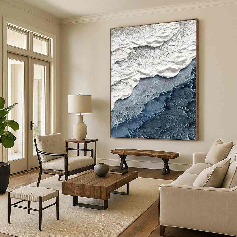 Oversized Sellers Bedroom - oversized minimalist art for studio